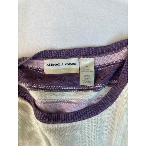 Alfred Dunner Cardigan Sweater Womens Size 3X Acrylic Casual Cozy See Details - Picture 3 of 8